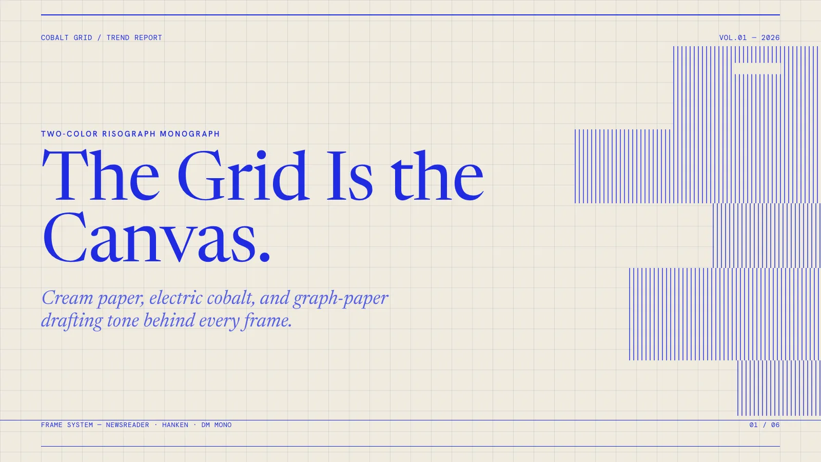 Cobalt Grid 设计模板