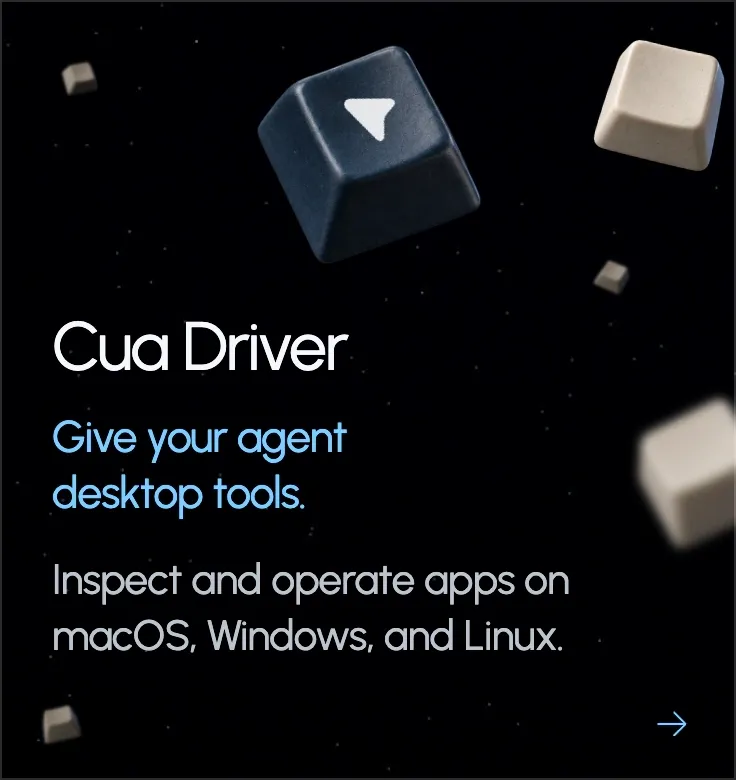 Cua Driver in action